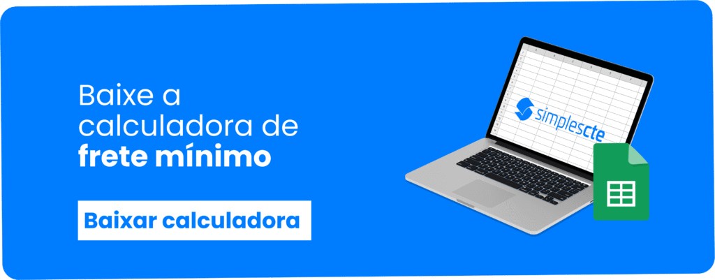 Calculadora de frete mínimo 